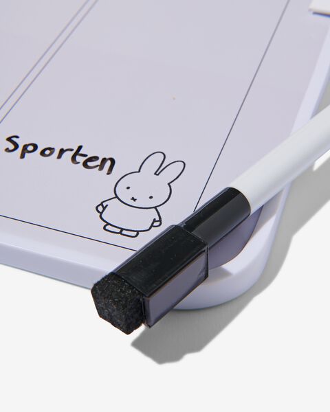 Miffy-Weißwandtafel, mit Magneten, 60 x 30 cm, Wochenplaner - 60410036 - HEMA