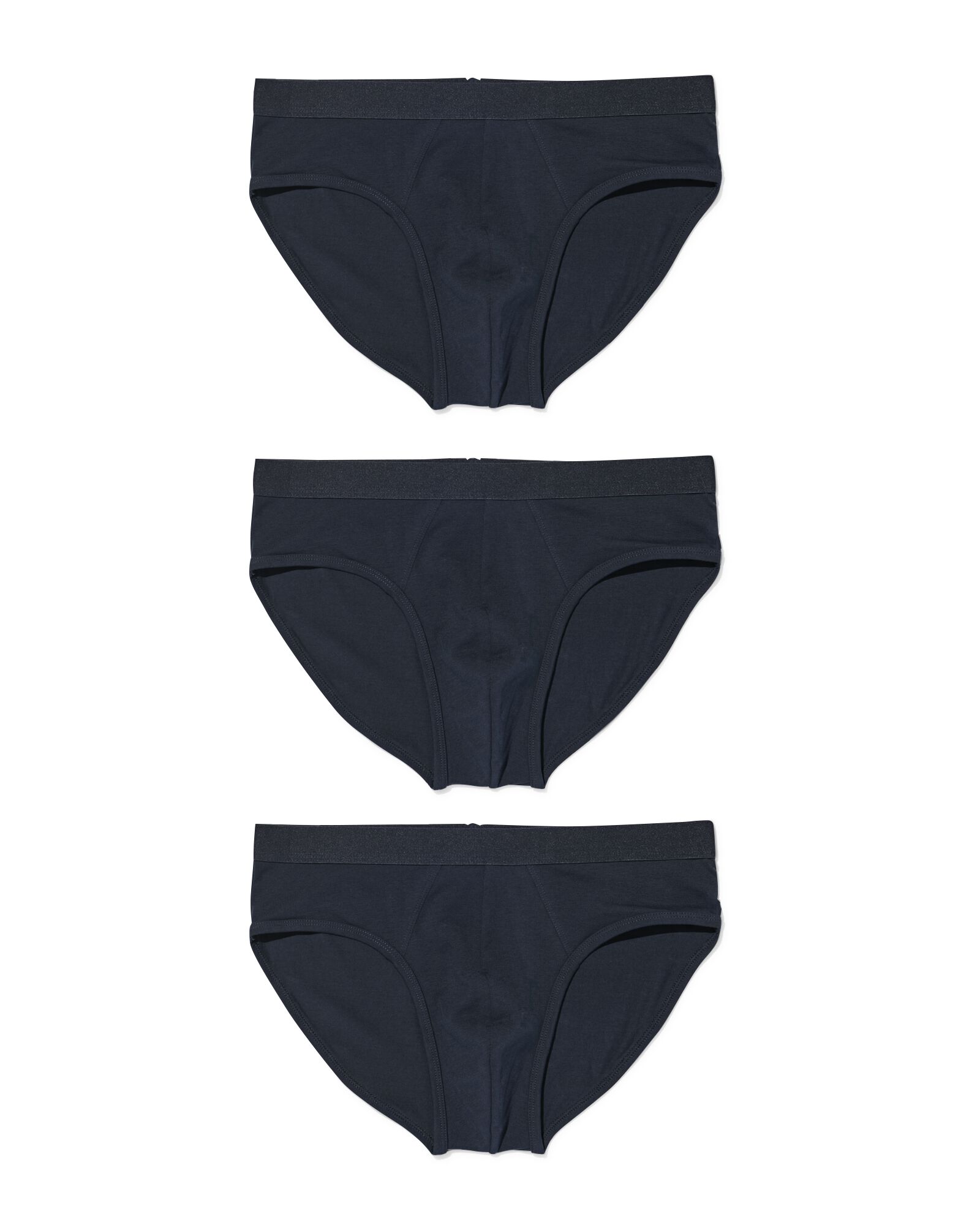 3er-Pack Herren-Slips blau blau - 1000010352 - HEMA