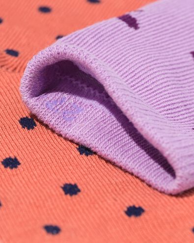chaussettes enfant fleurs - 5 paires violet clair violet clair - 4320650LIGHTPURPLE - HEMA