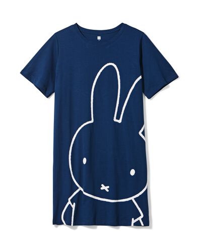 Miffy Damennachthemd aus Jersey dunkelblau dunkelblau - 23401295DARKBLUE - HEMA