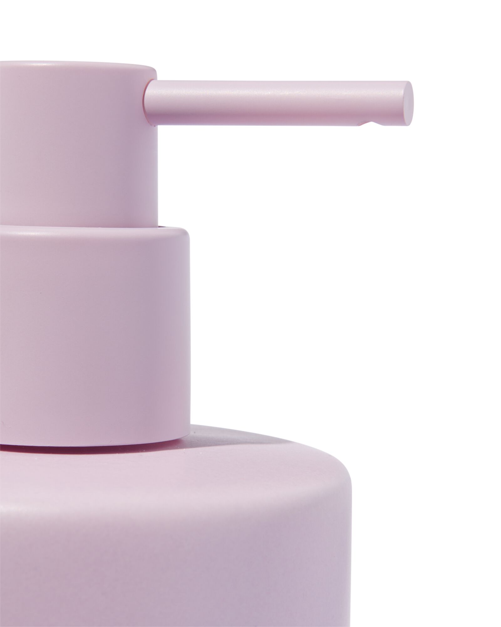 distributeur &agrave; savon fa&iuml;ence mat lilas &Oslash;8x15 - 80330044 - HEMA