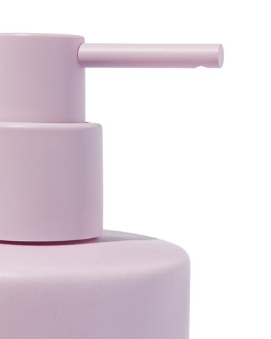 distributeur &agrave; savon fa&iuml;ence mat lilas &Oslash;8x15 - 80330044 - HEMA