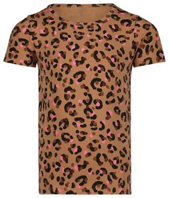 t-shirt enfant animal marron marron - 1000027920 - HEMA