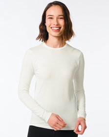 Damen-Thermoshirt weiß weiß - 1000002188 - HEMA