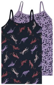 2er-Pack Kinder-Hemden, Leoparden dunkelblau dunkelblau - 1000029238 - HEMA