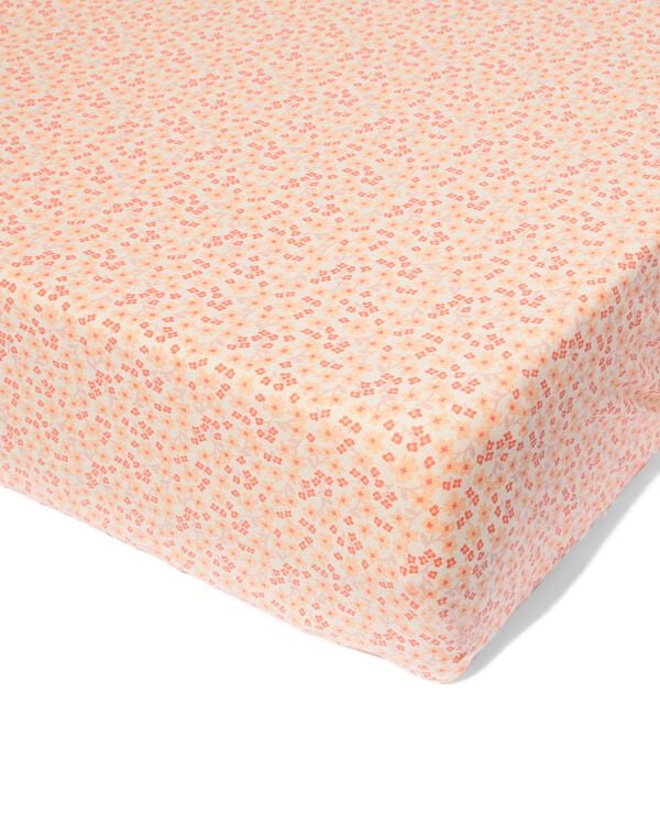 drap-housse pour lit b&eacute;b&eacute; 60x120cm fleurs - 33302660 - HEMA