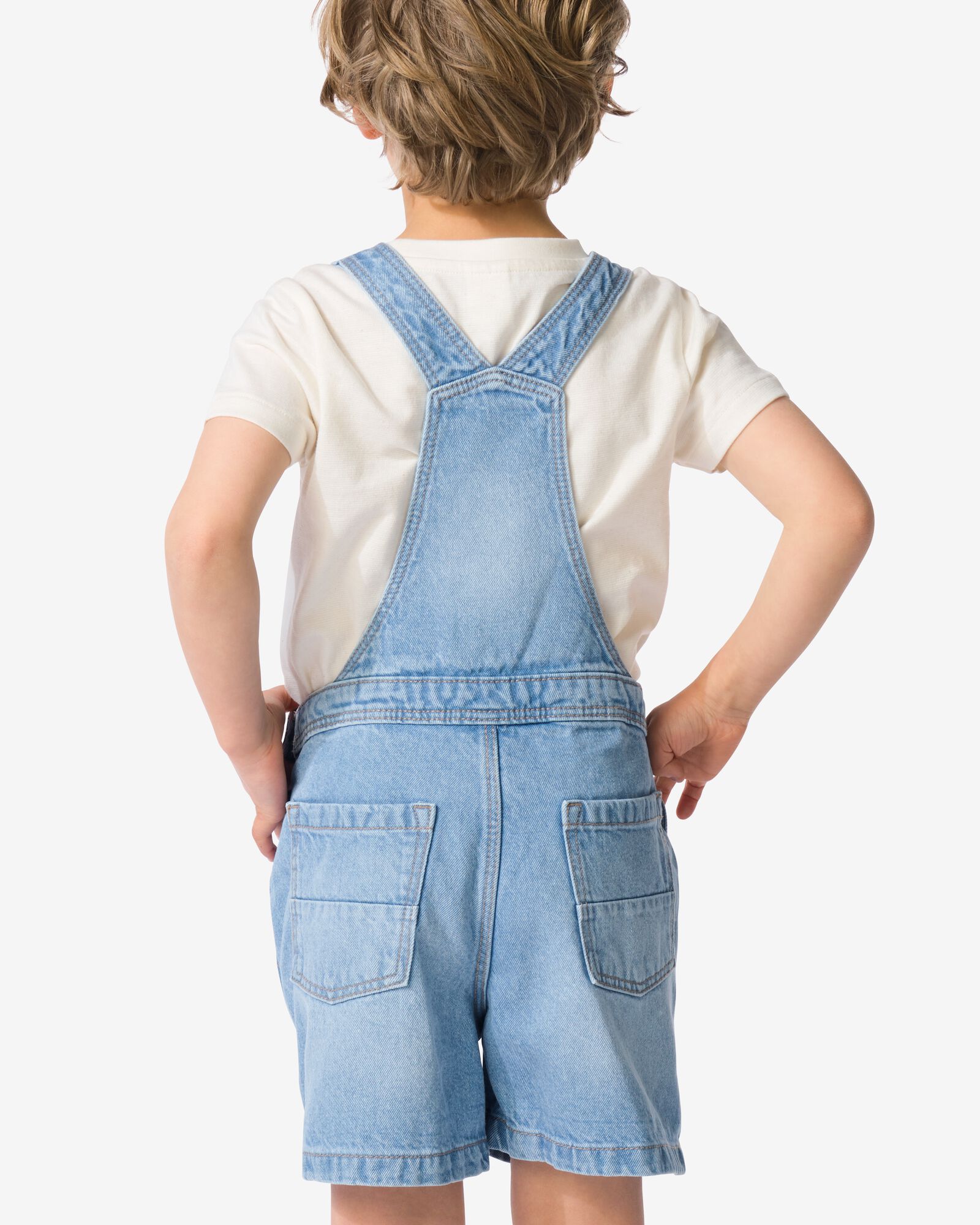 combinaison enfant jean beige beige - 30715504BEIGE - HEMA