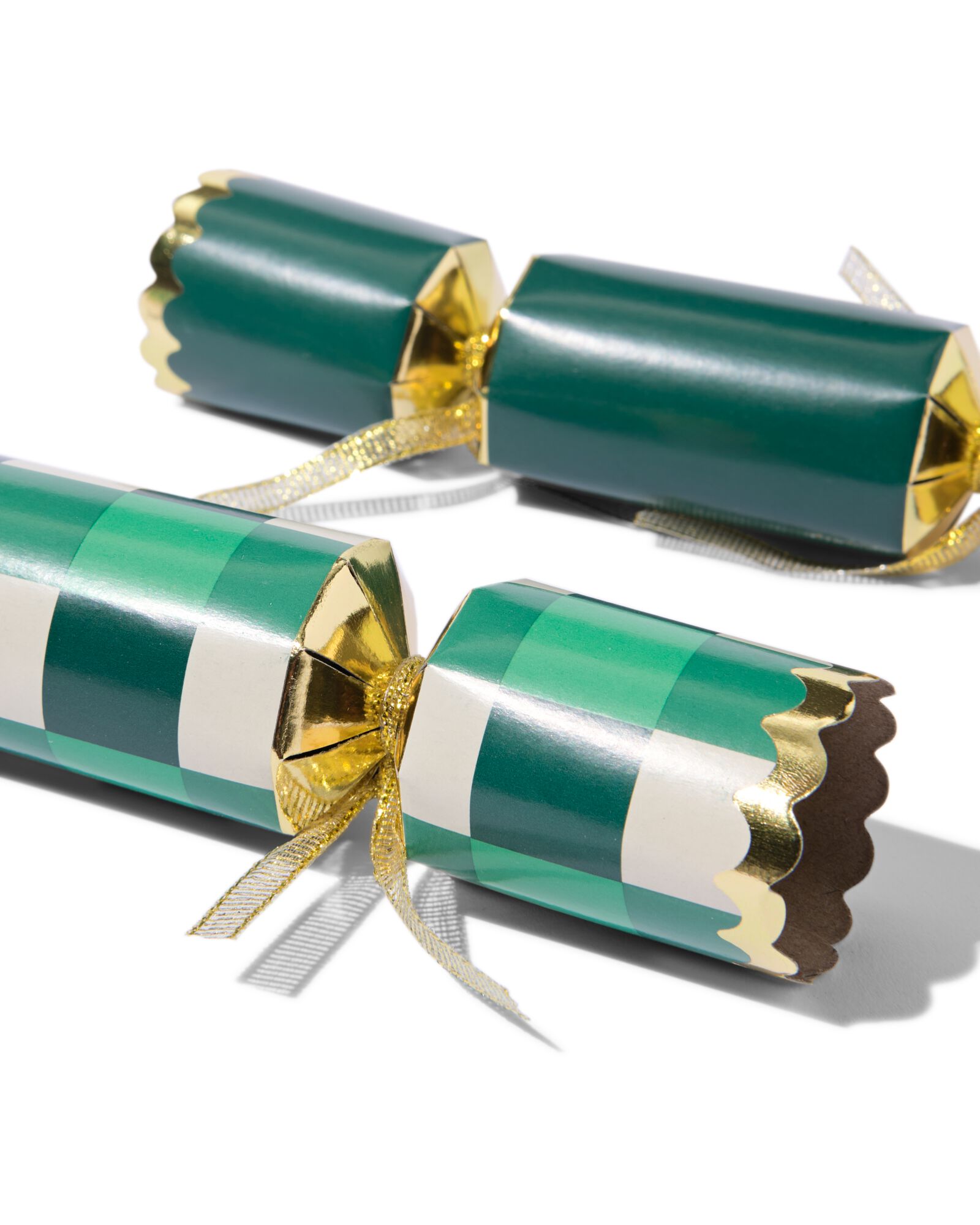 papillotes surprises avec jeu &agrave; carreaux verts - 6 pi&egrave;ces - 25610036 - HEMA