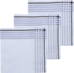 3 mouchoirs bleus 40x40 - 1400003 - HEMA