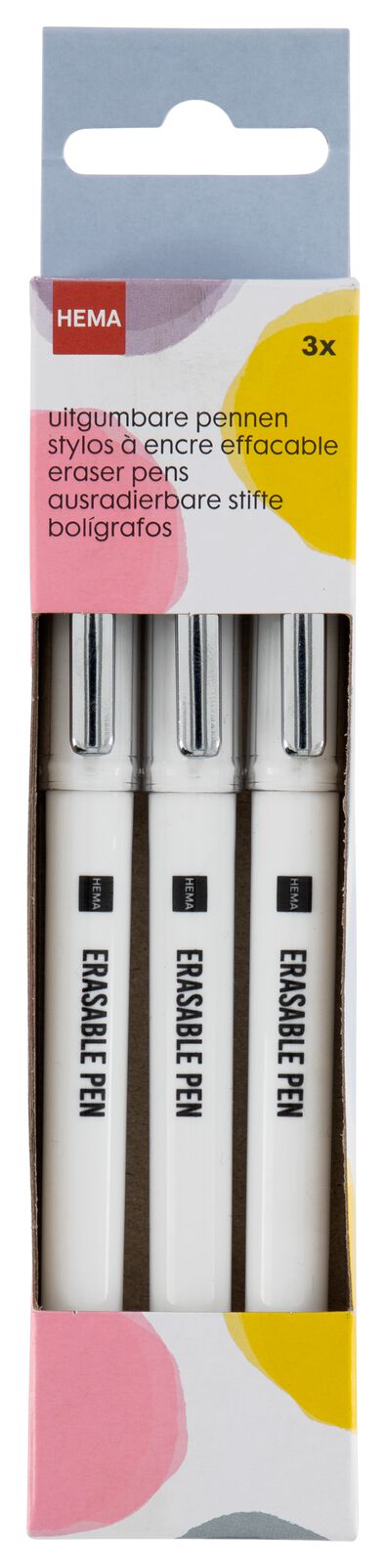 3er-Pack Stifte, ausradierbar - 14410135 - HEMA