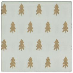 20 serviettes 24x24 papier - sapins - 25600156 - HEMA