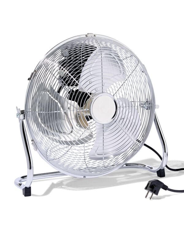 vloerventilator extra power chroom &Oslash;35cm - 80200021 - HEMA