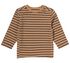 Baby-T-Shirt mit Streifen hellbraun - 1000028671 - HEMA