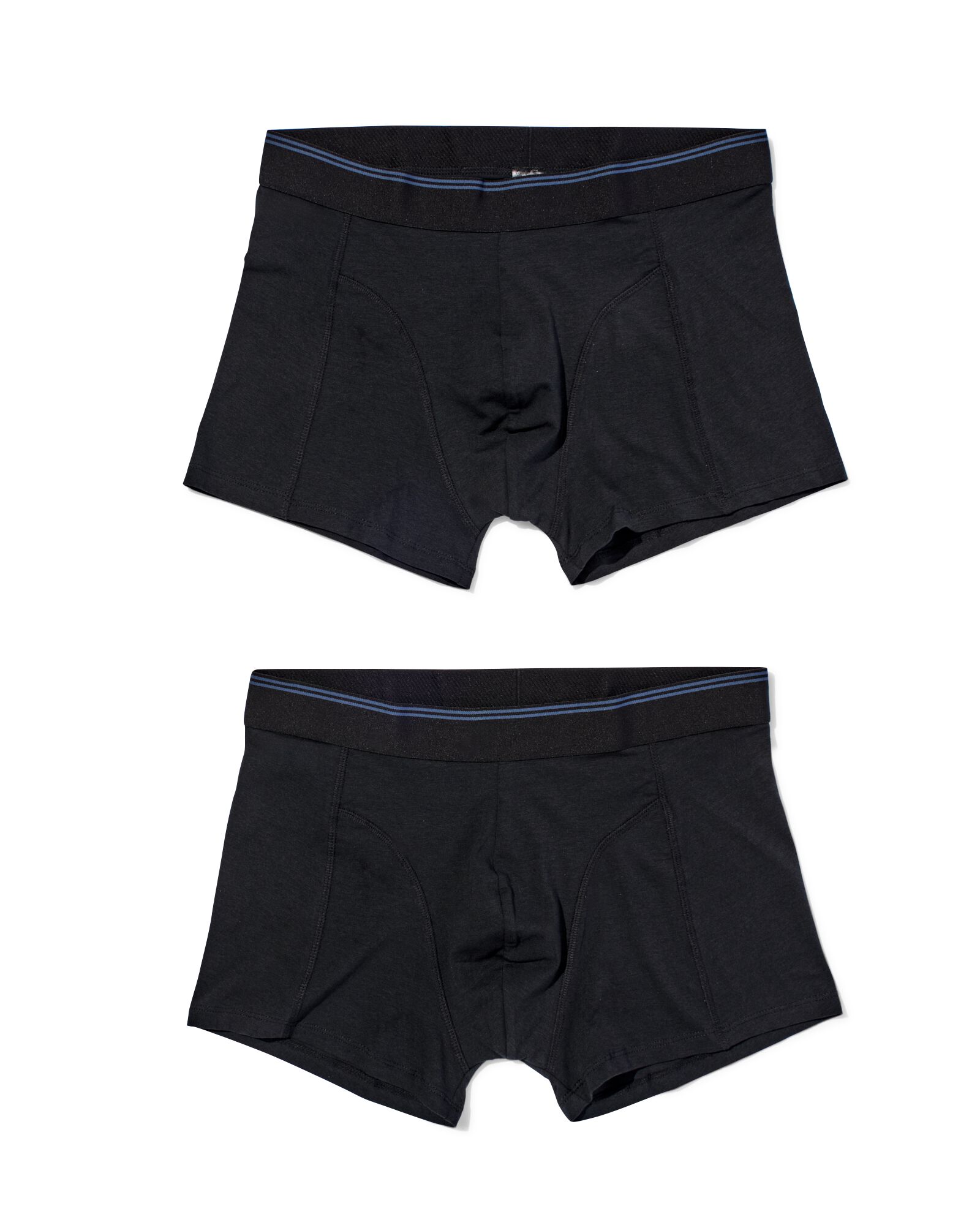 2 boxers homme mod&egrave;le court avec bambou noir - 1000012117 - HEMA