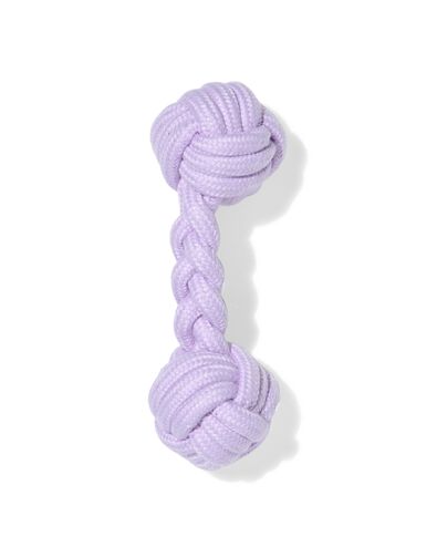 hondenspeeltje 17cm touw met knopen  - 61100340 - HEMA