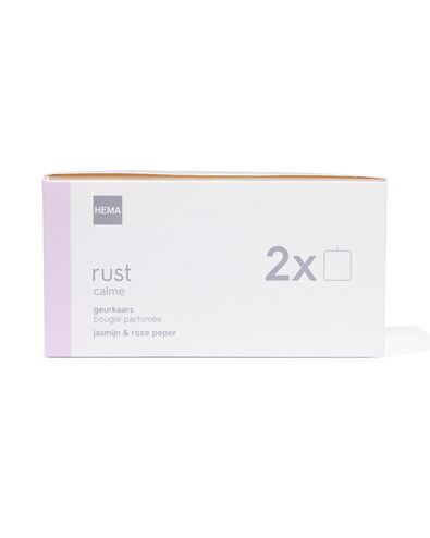 bougie parfum&eacute;e XS tranquillit&eacute; - lot de 2 - 13507501 - HEMA