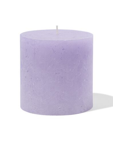 rustikale Kerzen lila lila - 1000029578 - HEMA