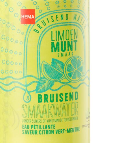 bruisend smaakwater limoen-munt 600ml - 17410102 - HEMA