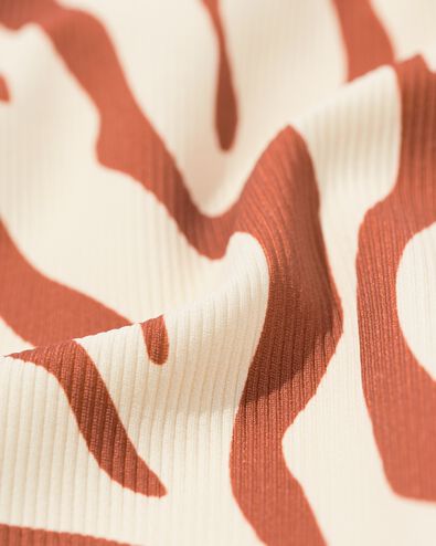 damesbikinibroekje Mila zebra  gebroken wit gebroken wit - 22360390OFFWHITE - HEMA