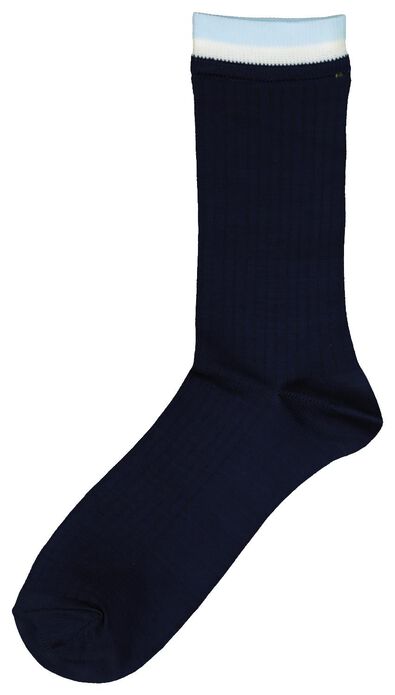 chaussettes femme bleu - 1000018407 - HEMA