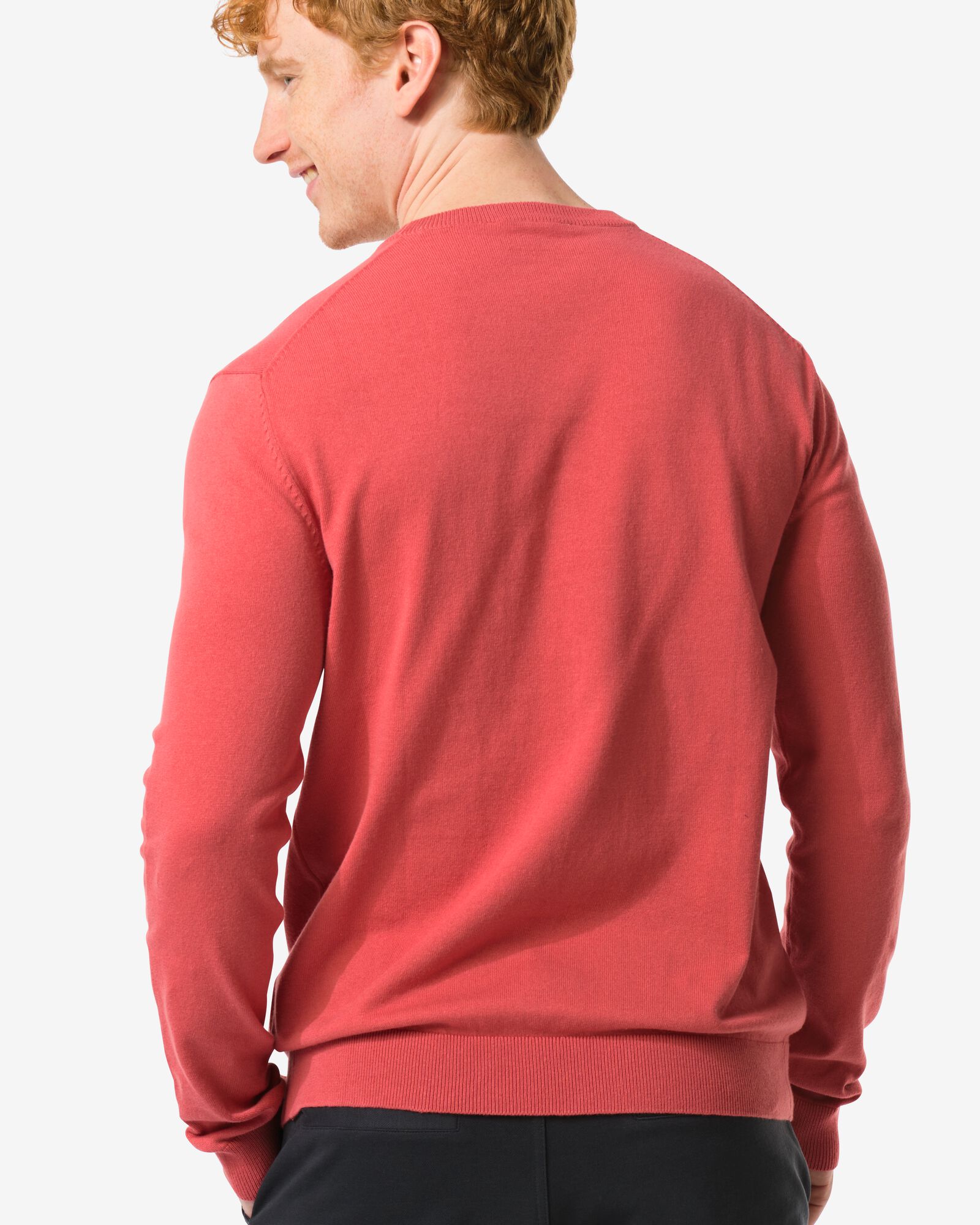 Herren-Pullover rot - 2140060RED - HEMA