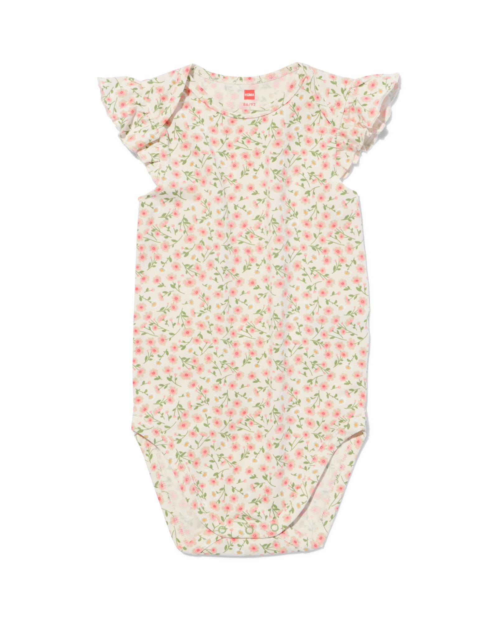 body biologisch katoen met stretch roze (roze)