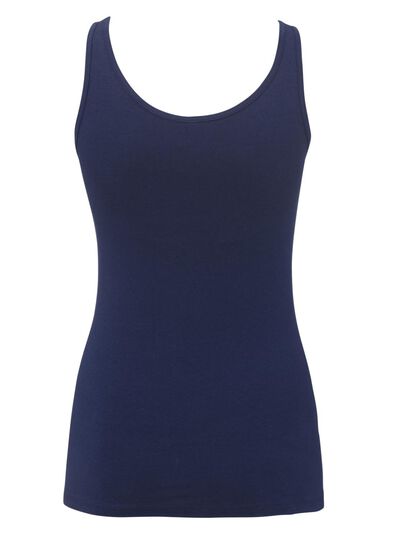Damen-Hemd, Baumwolle dunkelblau dunkelblau - 1000011745 - HEMA