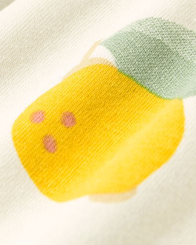 Newborn-Shirt, Zitronen ecru 56 - 33493012 - HEMA