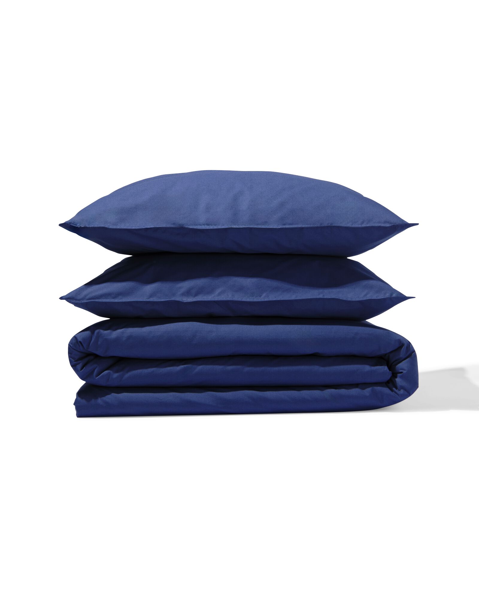 Bettbezug 200 &times; 200/220 cm, Hotel, Baumwollperkal, Dunkelblau - 5750168 - HEMA