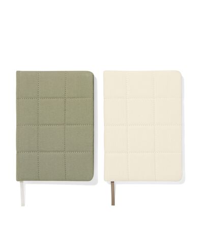 carnet A5 en toile - 14170108 - HEMA