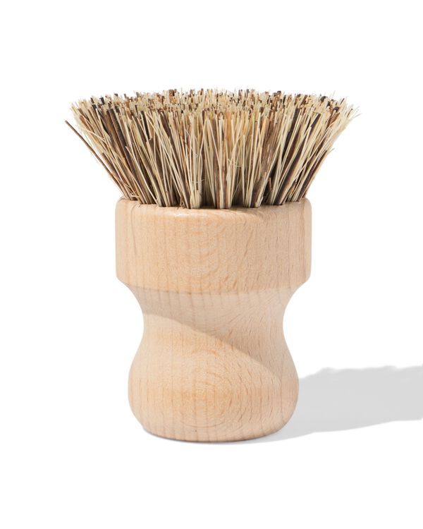 brosse &agrave; po&ecirc;le 4x4x9 cm bois - 20500207 - HEMA