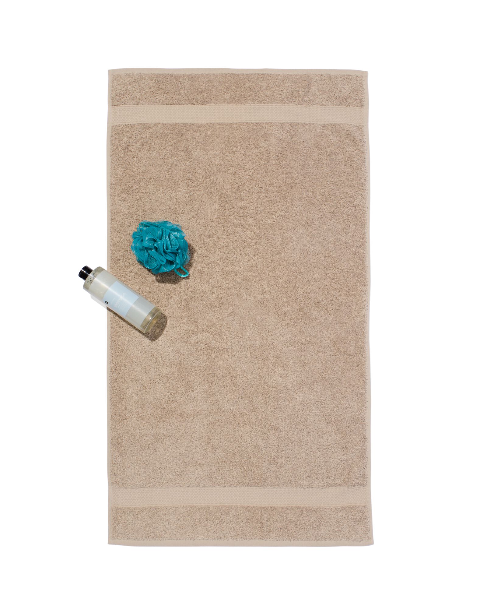 handdoek 60x110 zware kwaliteit taupe taupe handdoek 60 x 110 - 5210131 - HEMA