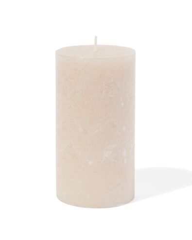 bougies rustiques naturel 7 x 13 - 13503013 - HEMA