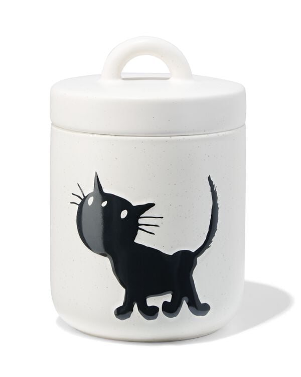 Siepie snoepjespot 17x11.5x11.5cm wit  - 61100356 - HEMA