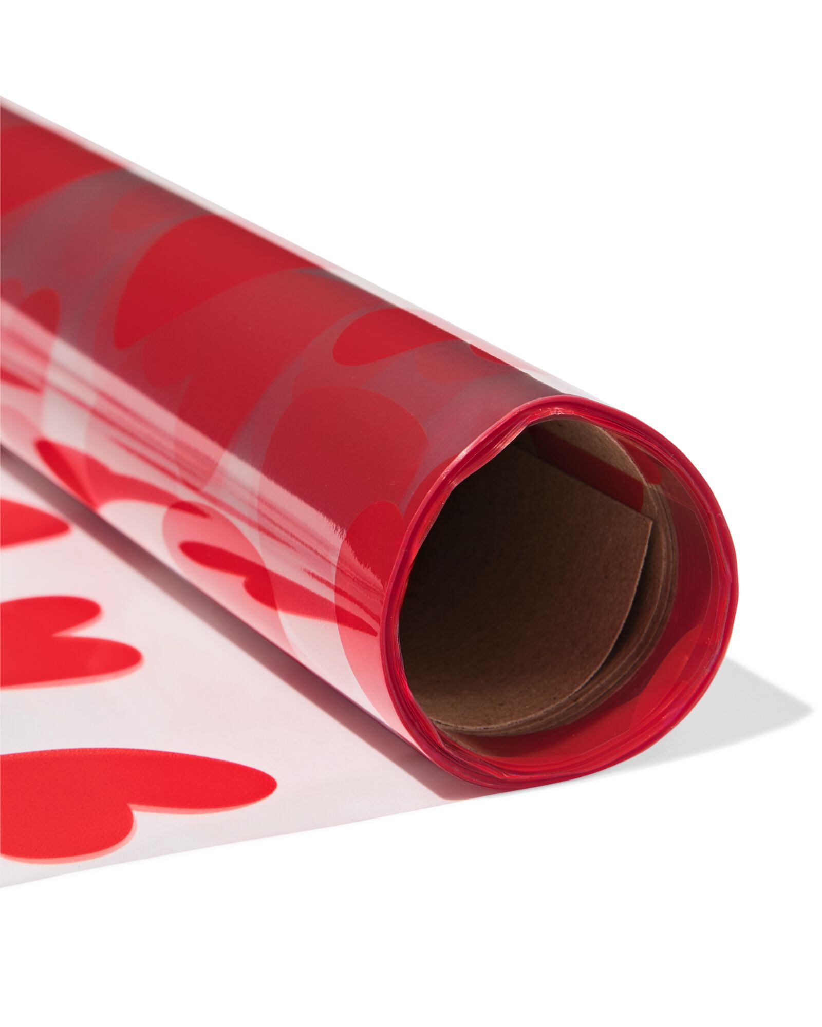 Geschenkfolie, transparent, 500&nbsp;&times;&nbsp;200 cm, Herzen - 14710269 - HEMA