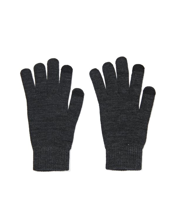 gants homme &eacute;cran tactile en maille - 16521730 - HEMA
