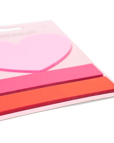 notes adh&eacute;sives 5,5 cm c&oelig;urs - 14100248 - HEMA