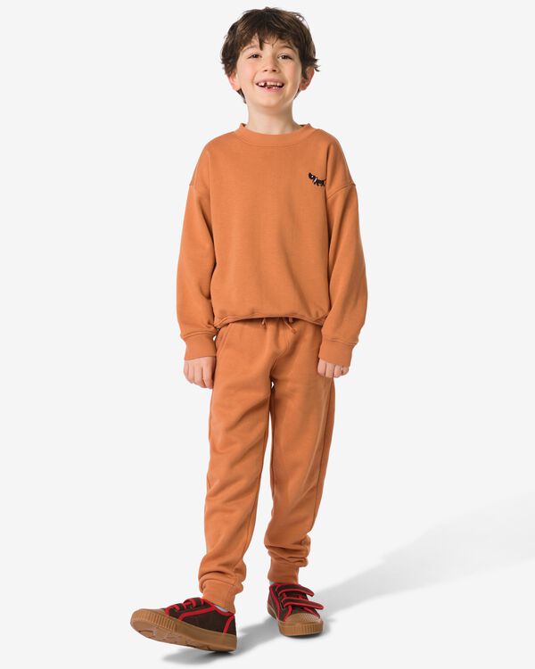 pantalon enfant surv&ecirc;tement marron marron - 30710618BROWN - HEMA
