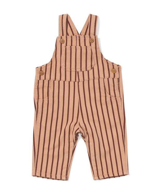 salopette b&eacute;b&eacute; rayures marron marron - 33172770BROWN - HEMA