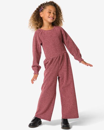 Kinder-Jumpsuit mit Glitzer rosa rosa - 30836722PINK - HEMA