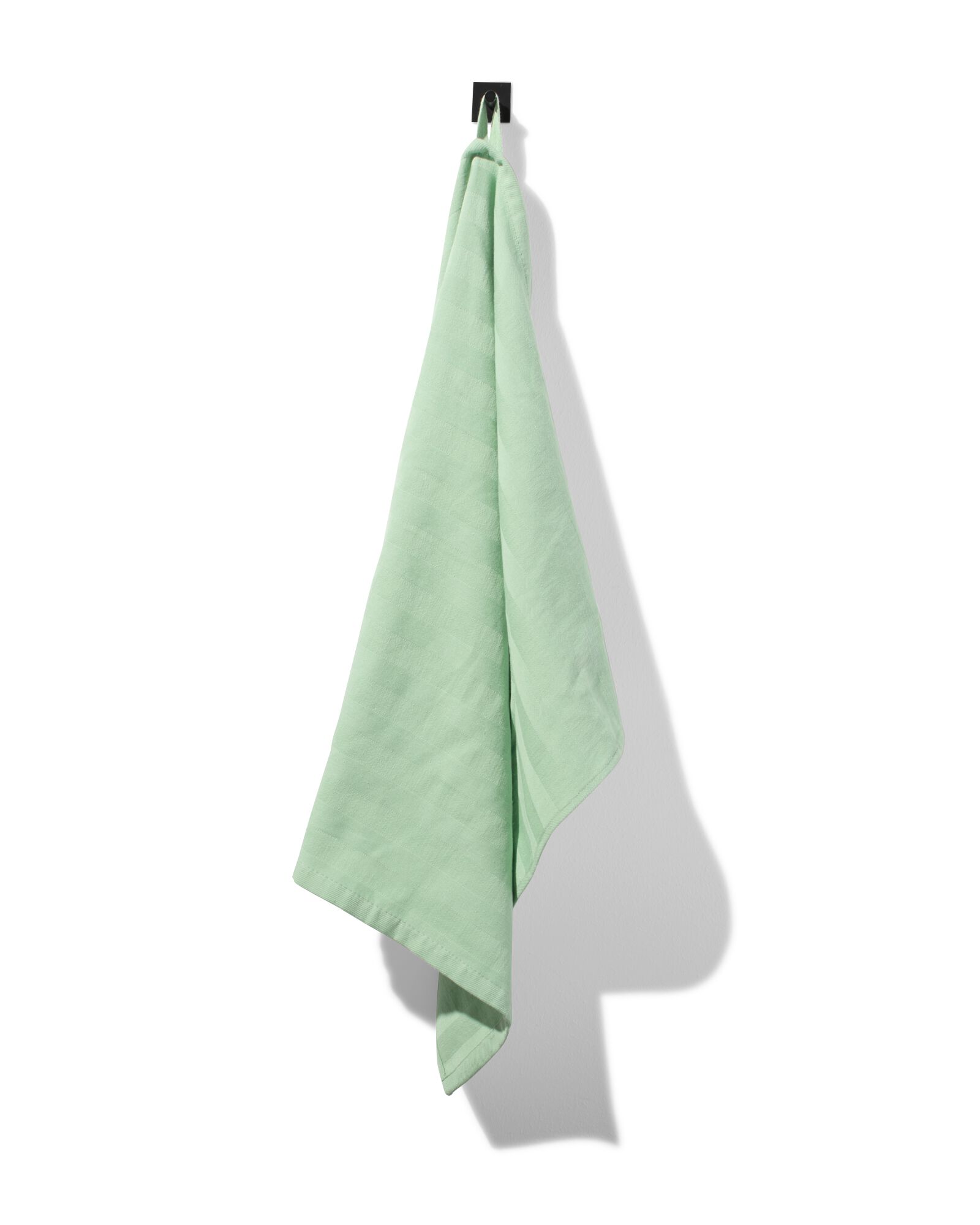 torchon 65x65cm coton vert moyen - 5400096 - HEMA