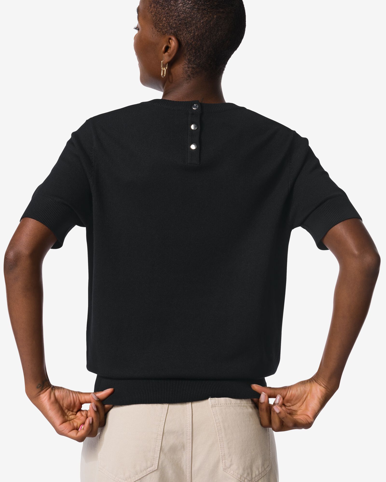 pull en maille femme Fally noir noir - 1000027535 - HEMA