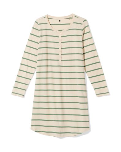damesnachthemd strepen groen - 23407520GREEN - HEMA