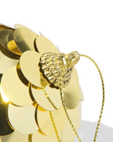 kerstbal goud pailleten - 25110062 - HEMA