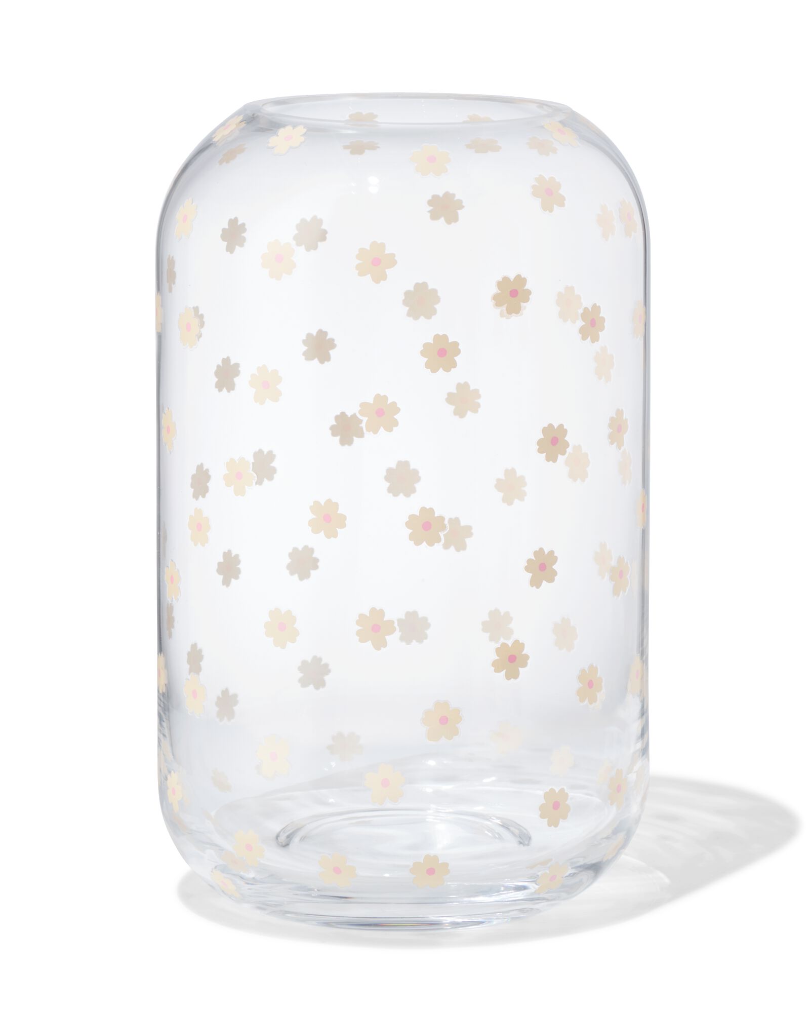 Vase ⌀ 12 x 20 cm, Glas, Blumen - 61104544 - HEMA