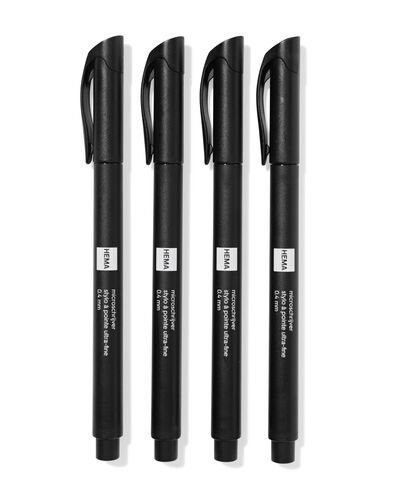 microschrijvers - 4 stuks - 14460038 - HEMA