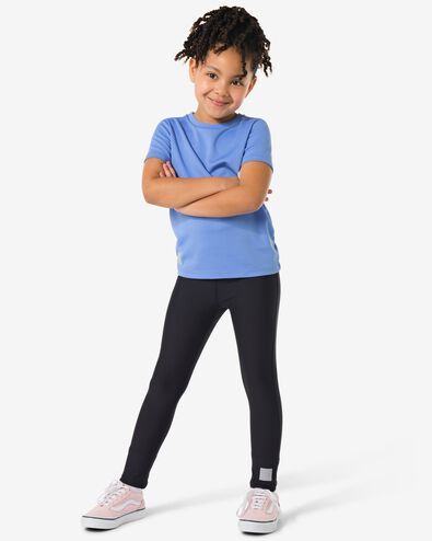 kinder sportlegging zwart zwart - 30680012BLACK - HEMA