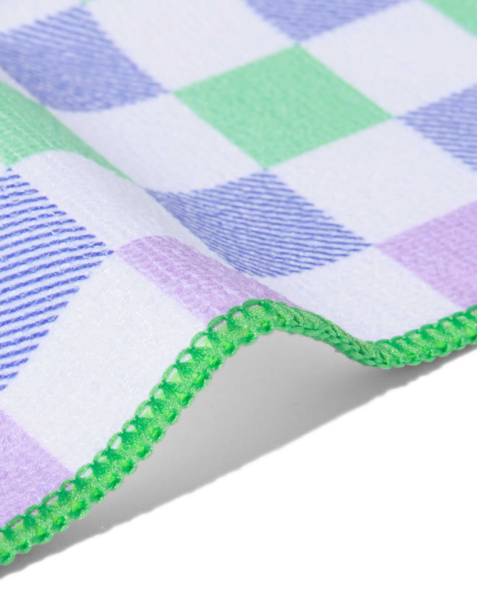 chiffon de nettoyage 35x35 cm carreaux - 20550018 - HEMA