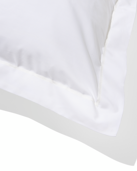 2 taies d’oreiller hôtel percale de coton blanc 60 x 70 - 5140136 - HEMA