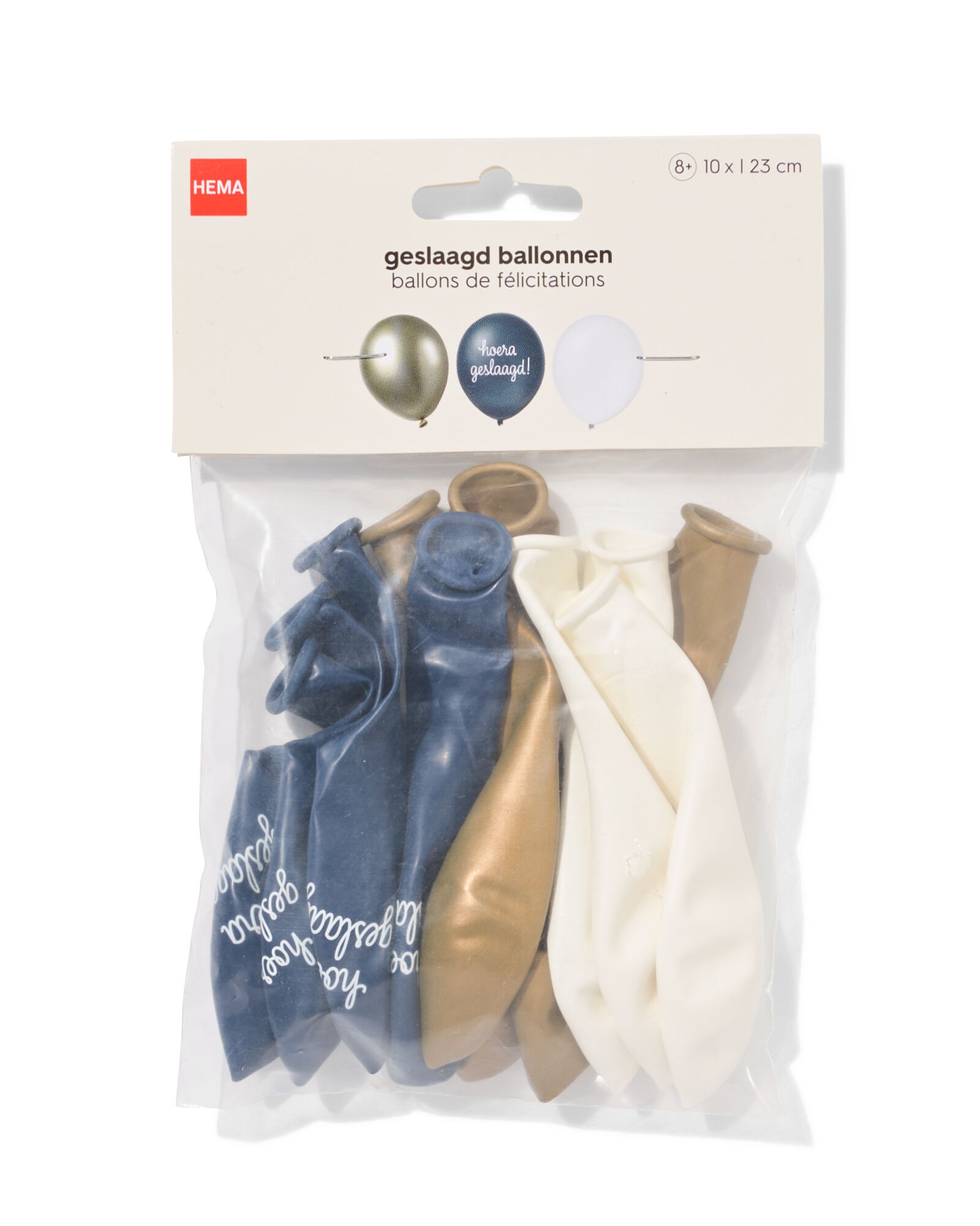 ballons ⌀23cm r&eacute;ussite - lot de 10 - 60800561 - HEMA